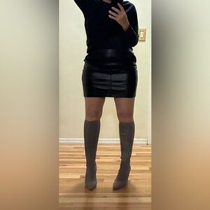 Charles David Women's Gray Davis Knit Boot Shoes Size US 7 M